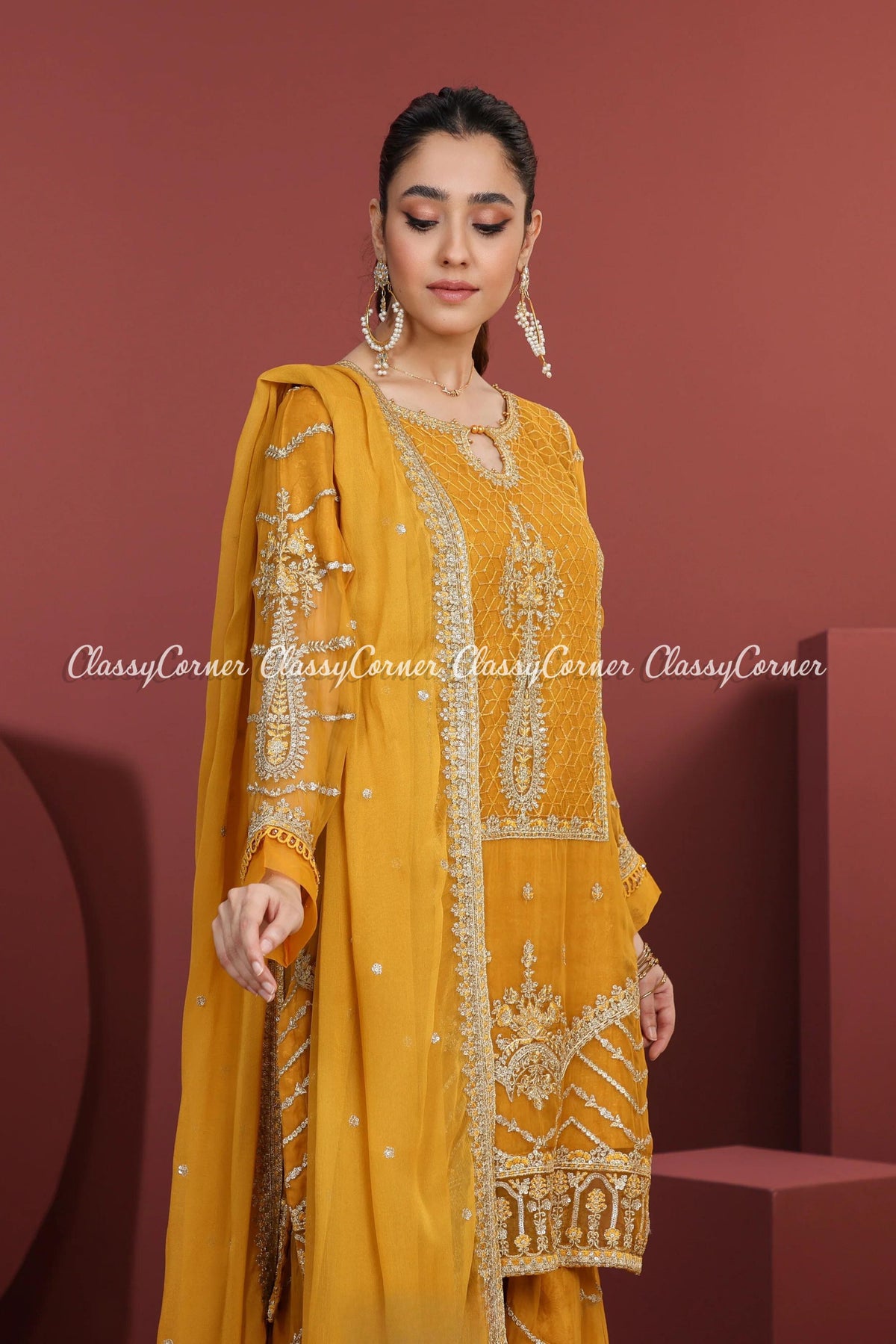 Pakistani wedding Sharara suits