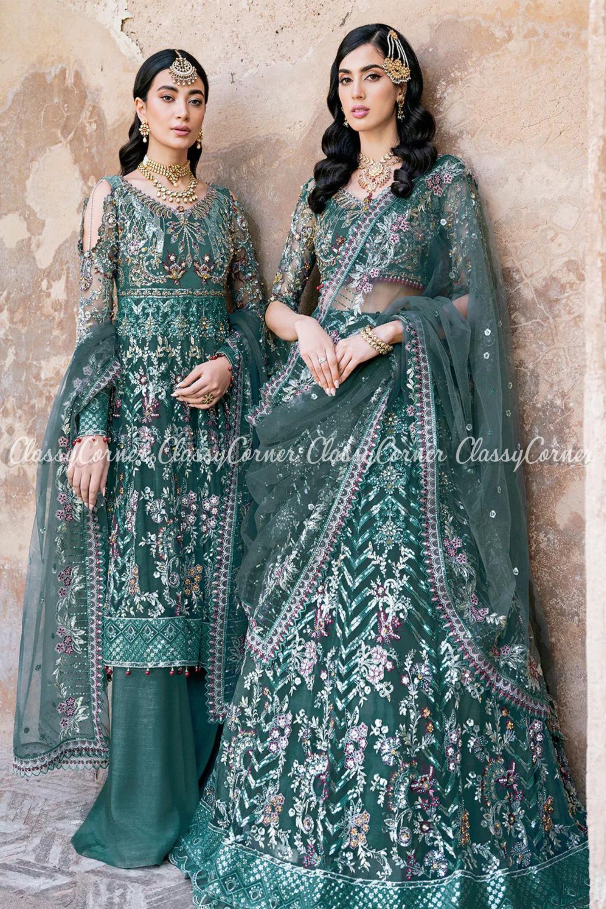 Pakistani wedding best sale clothes 2018