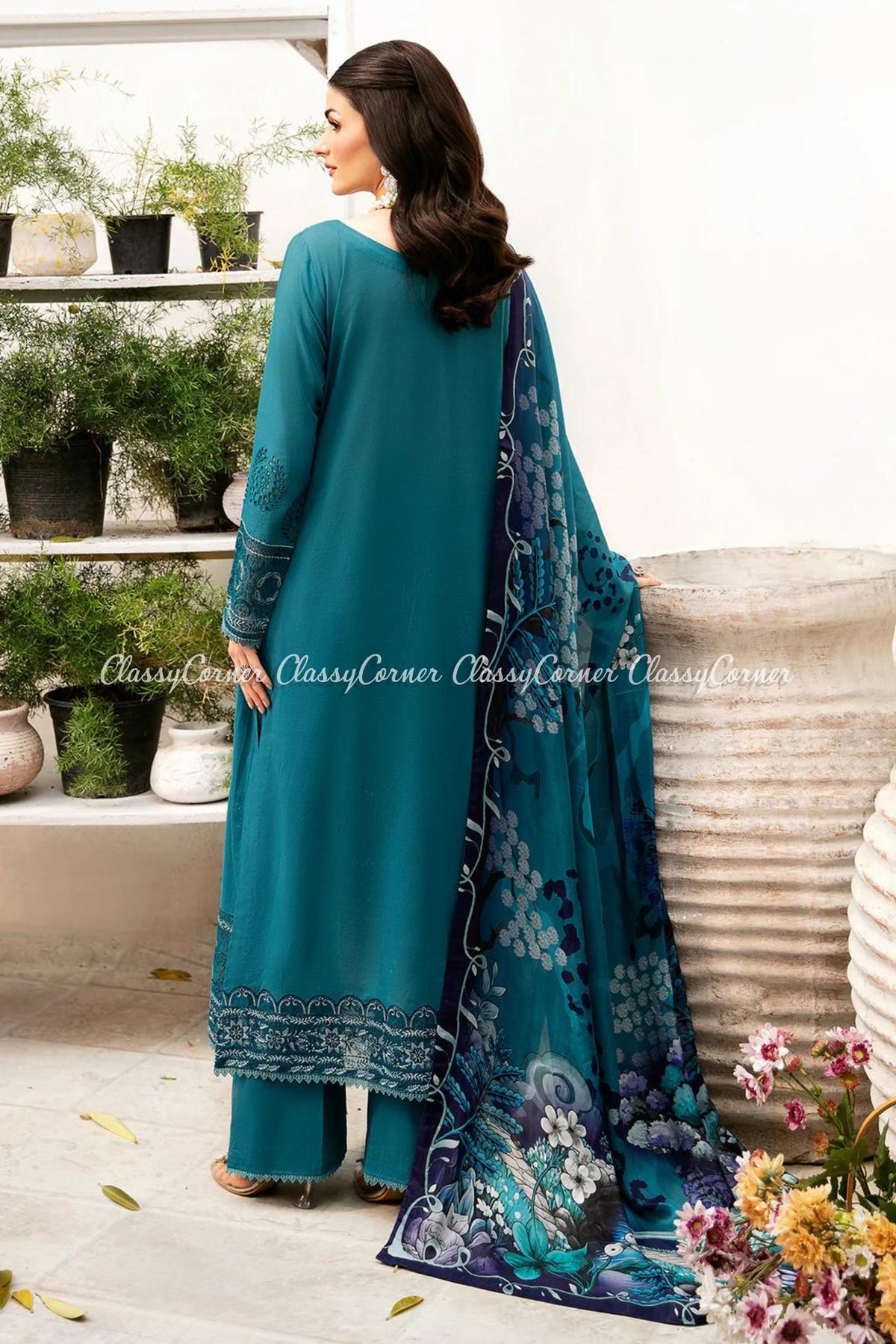 Pakistani lawn Salwar Kameez