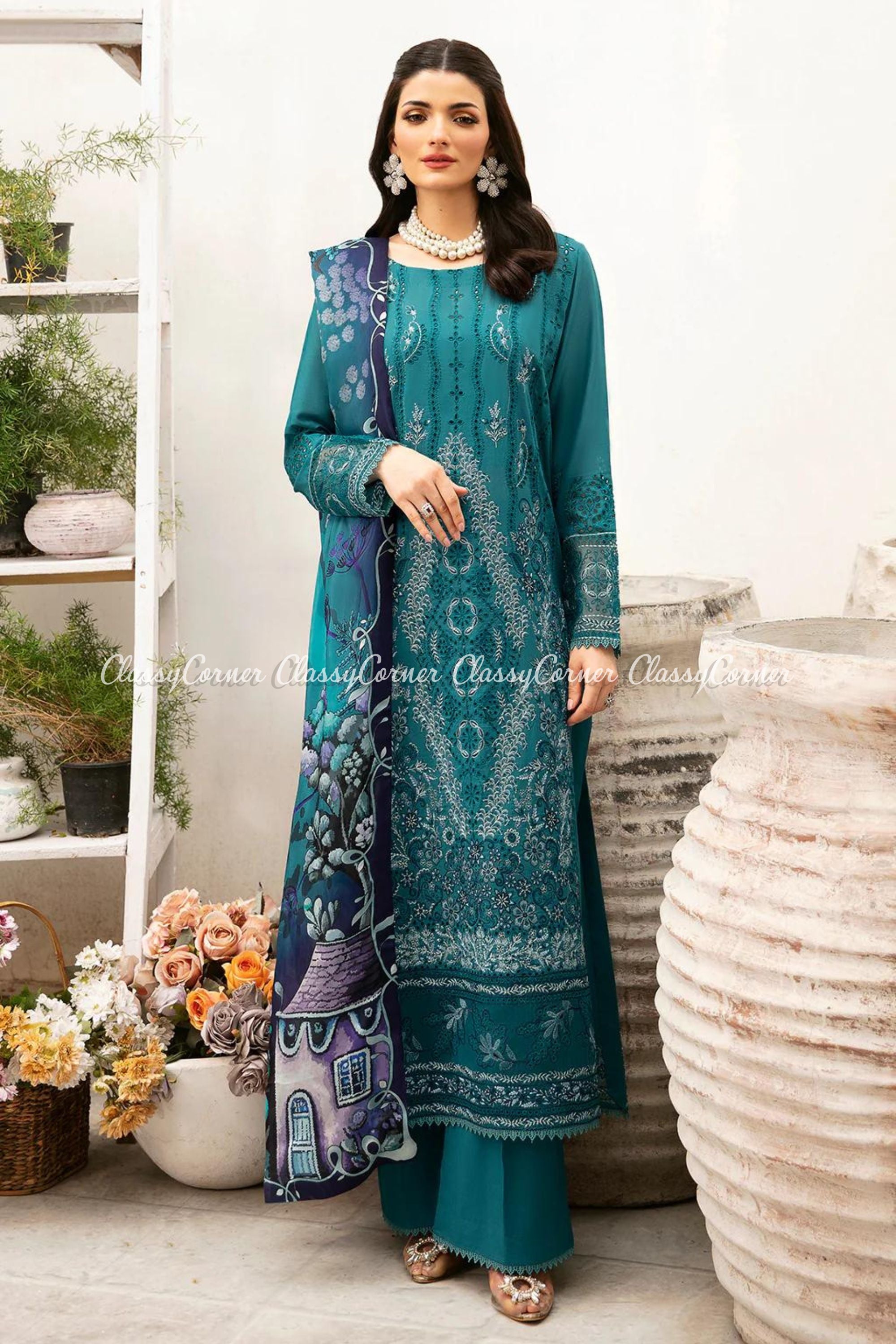 Traditional Pakistani Formal Suits
