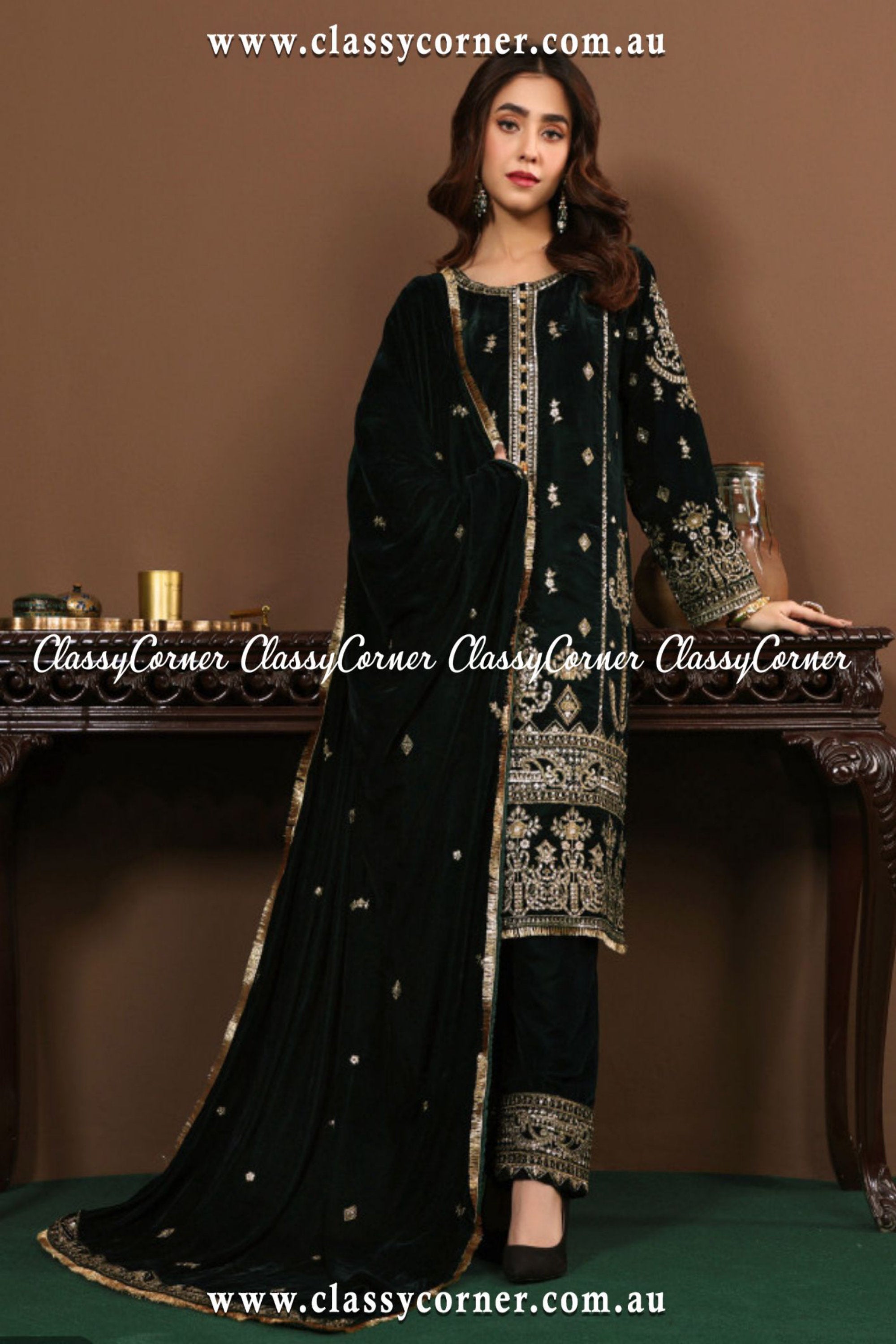 Velvet - Se wak Collections - Latest Suits & Kurtis Design