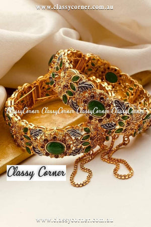 Elegant deals gold bangles