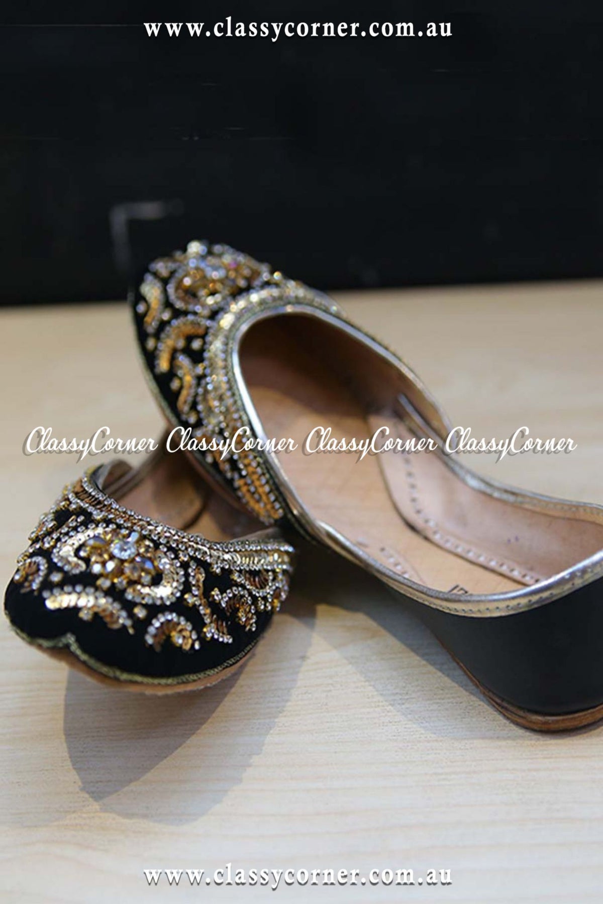 Sequin Embellished Khussa - Classy Corner