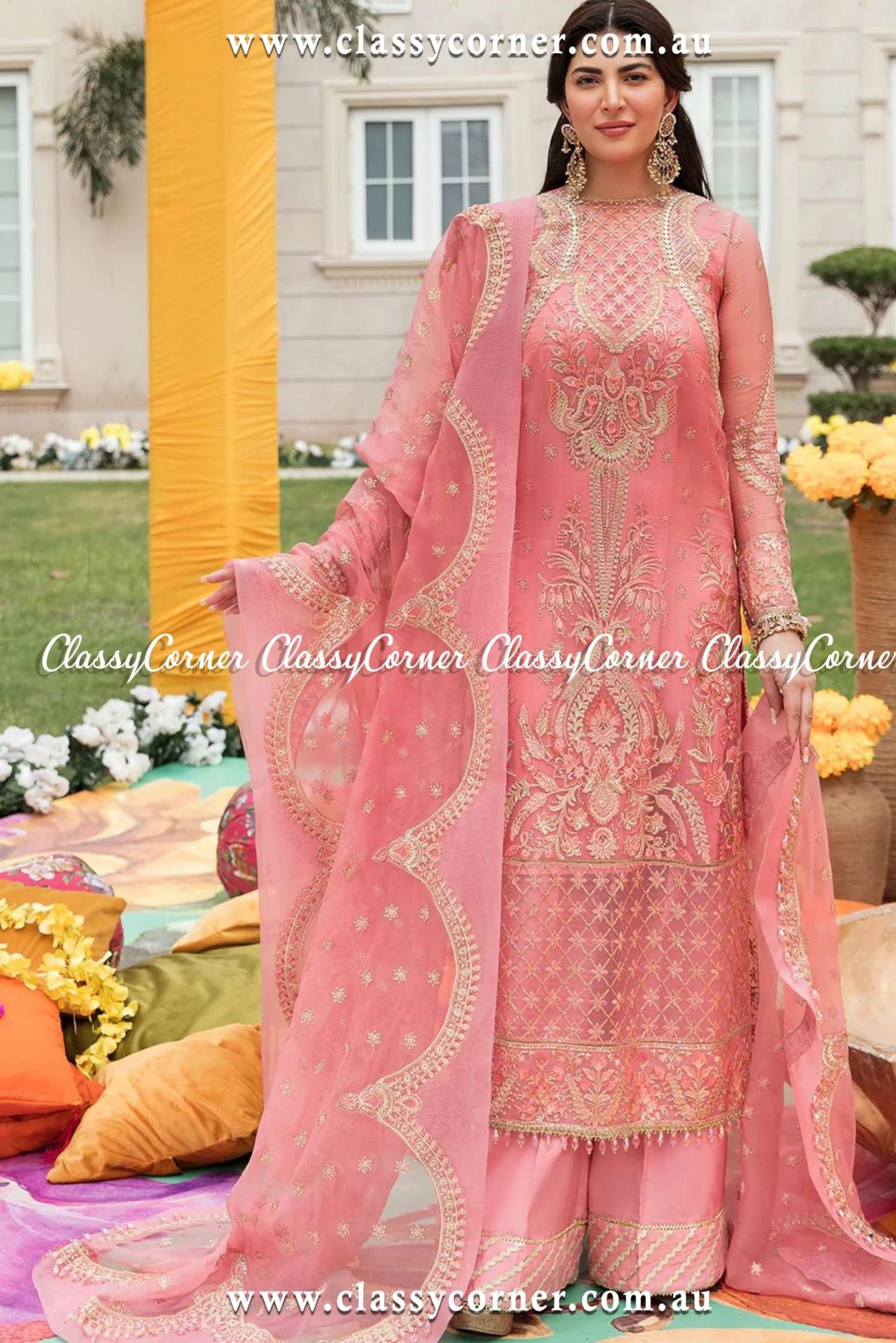 pakistani formal dress for wedding