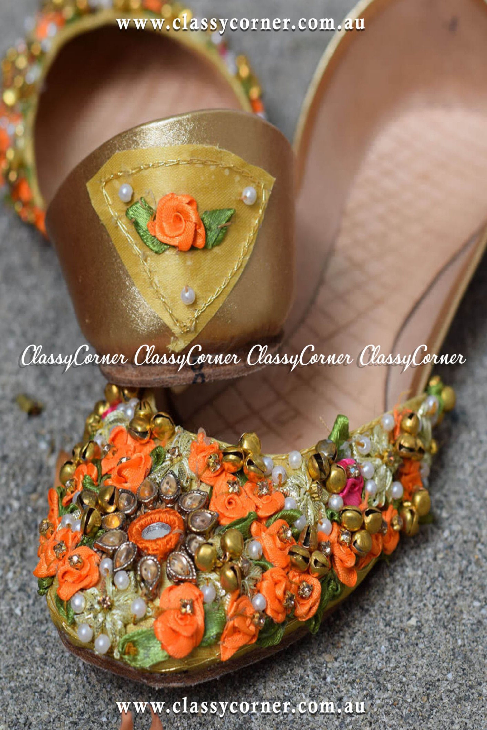 Handmade Bridal Pazaib Khusa Sandal Womens Punjabi Jutti Flat Indian  Pakistani Anklet Wedding Shoes Gift for Her - Etsy