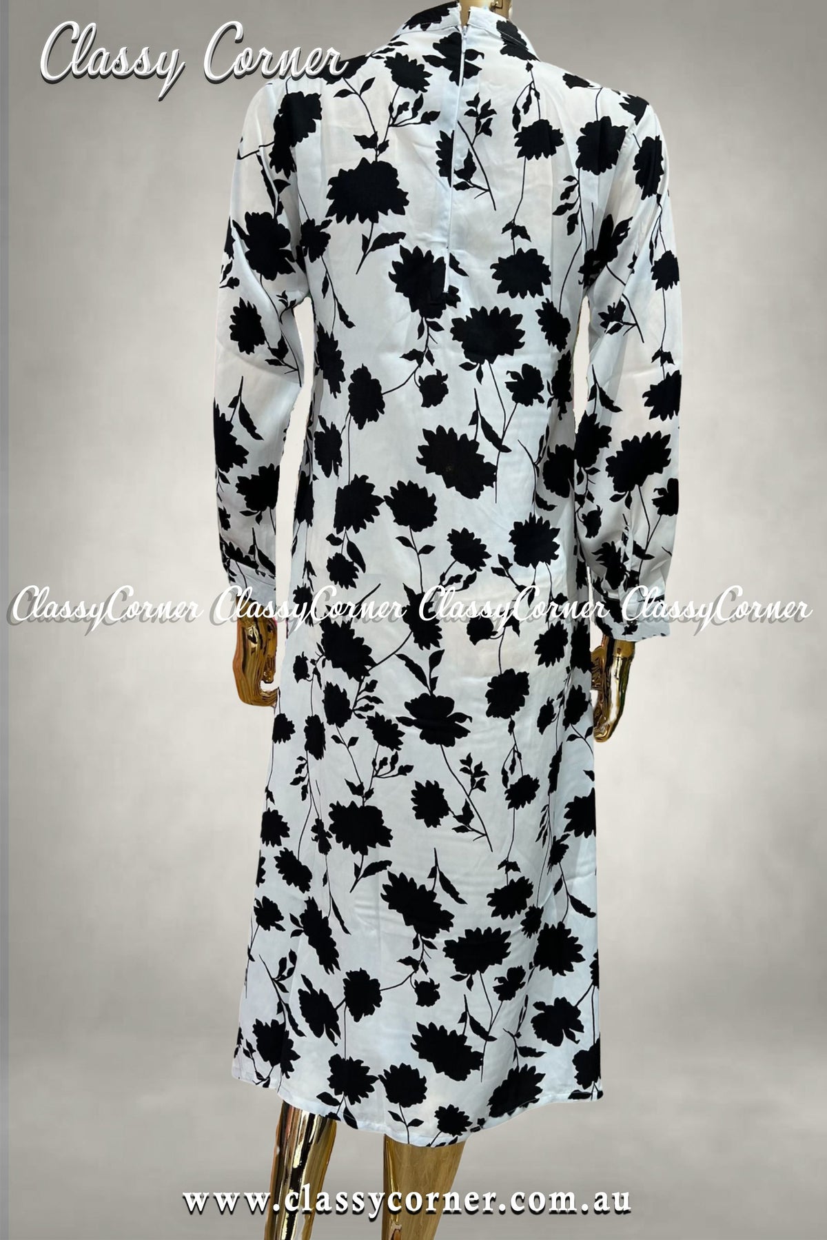 Black White Single Kurti - Classy Corner