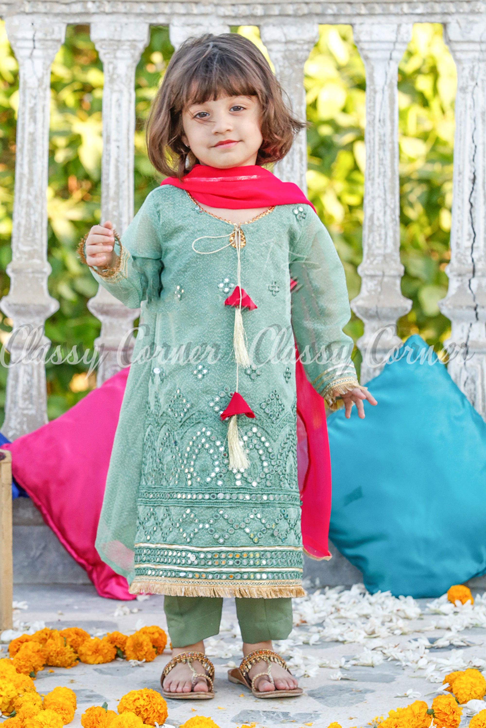 Baby girl lawn 2025 kameez design