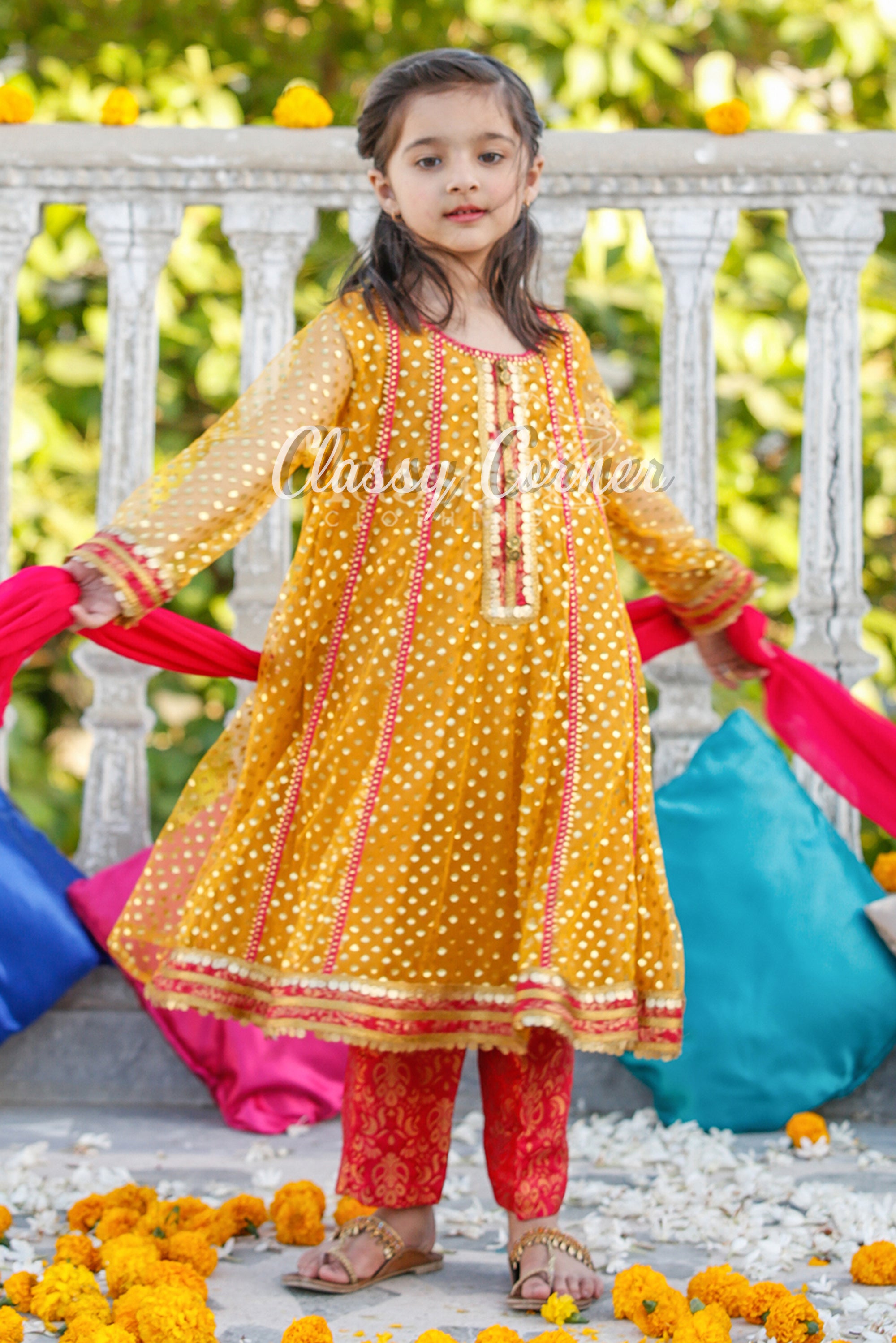 Nishat linen outlet baby girl dresses