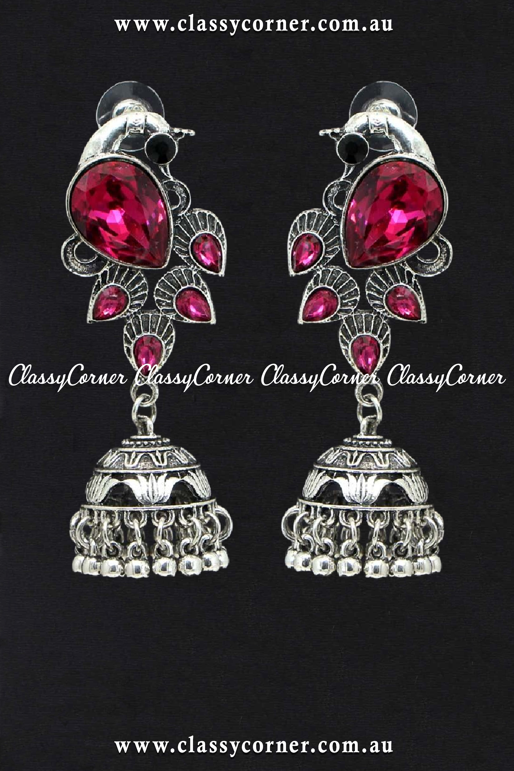 Latest oxidised deals earrings design