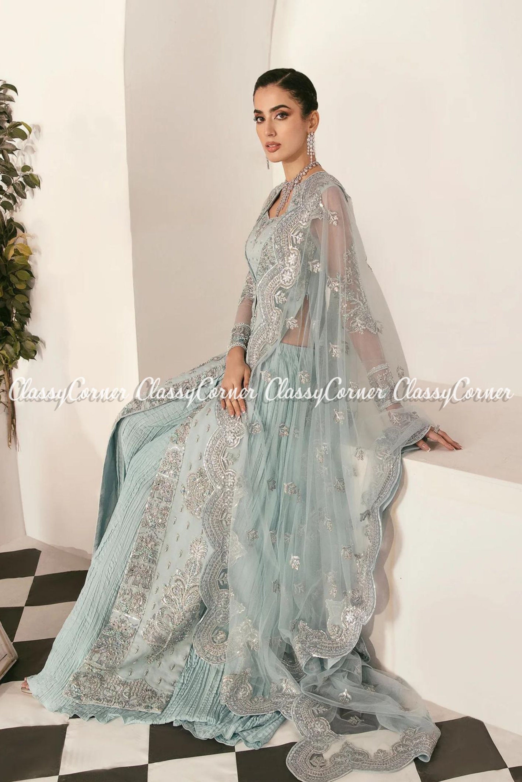 Sky Blue Sharara 3