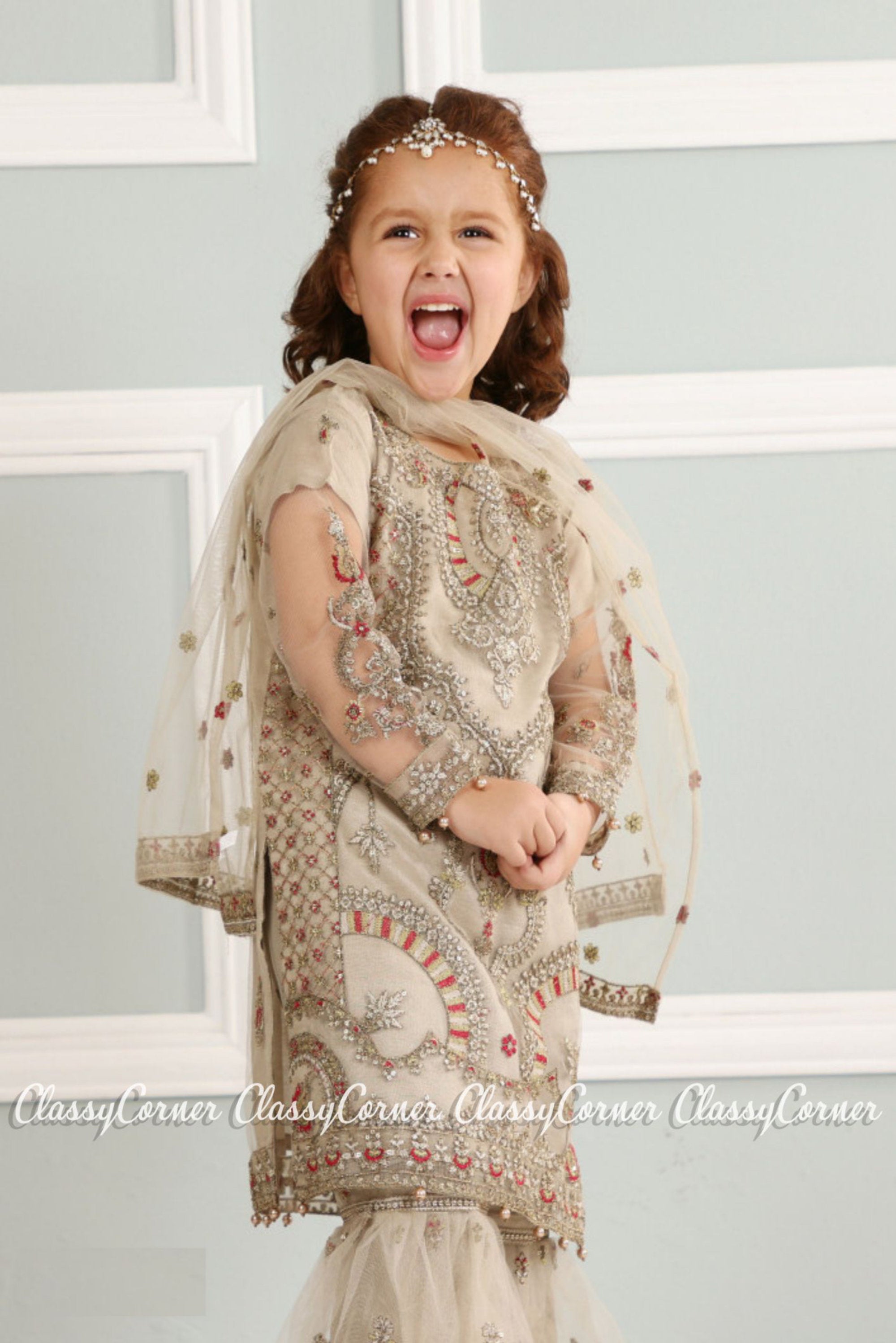 Child fancy outlet dress pakistani